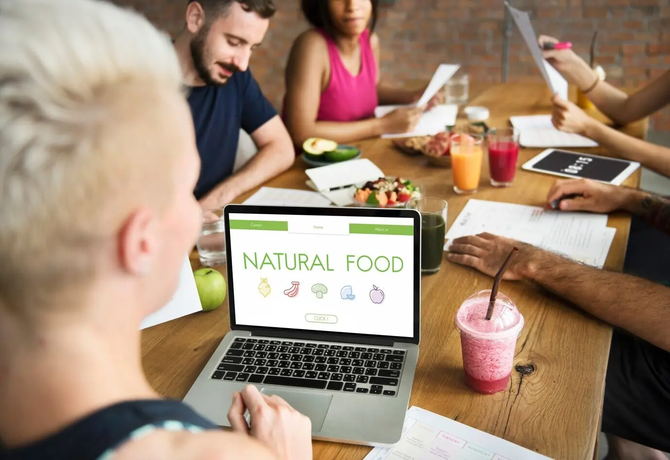 Dieta, alimentación saludable, comida natural